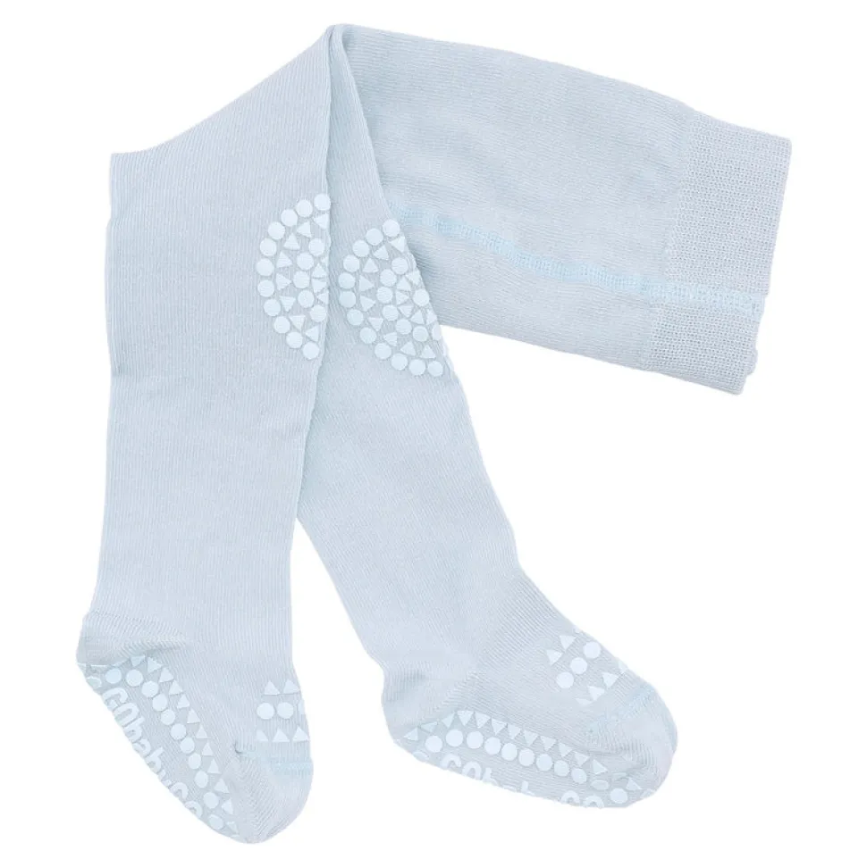 Kravle Strømpebukser Bambus - Sky blue