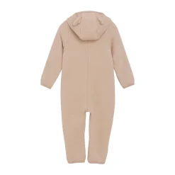 Køredragt m. ører Uld Fleece - Mahogany Rose