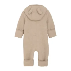 Køredragt Ører Uld Fleece - Camel Melange