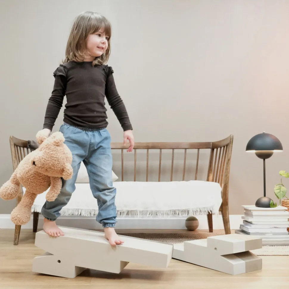 Krokodille L24 - sand grey