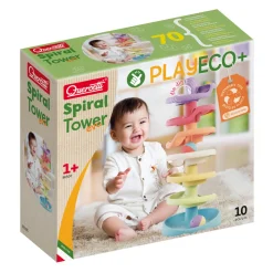 Kugletårn af bioplast med raslebolde