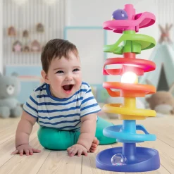 Kugletårn med lysende bolde