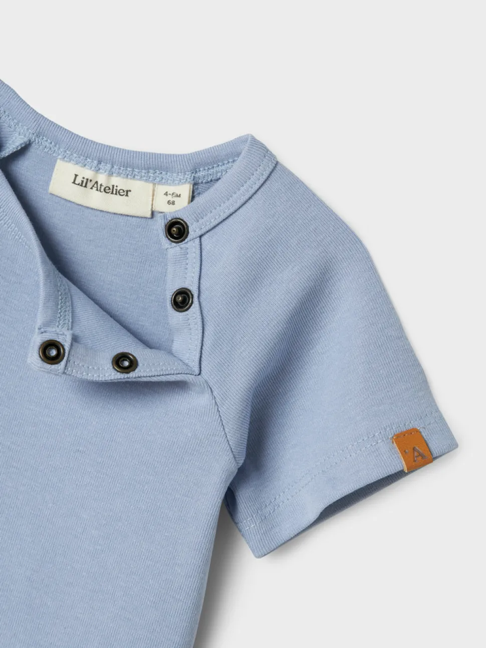 Lalo tab kortærmet slim body - ZEN BLUE