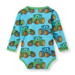 Langærmet body med traktorer - 718