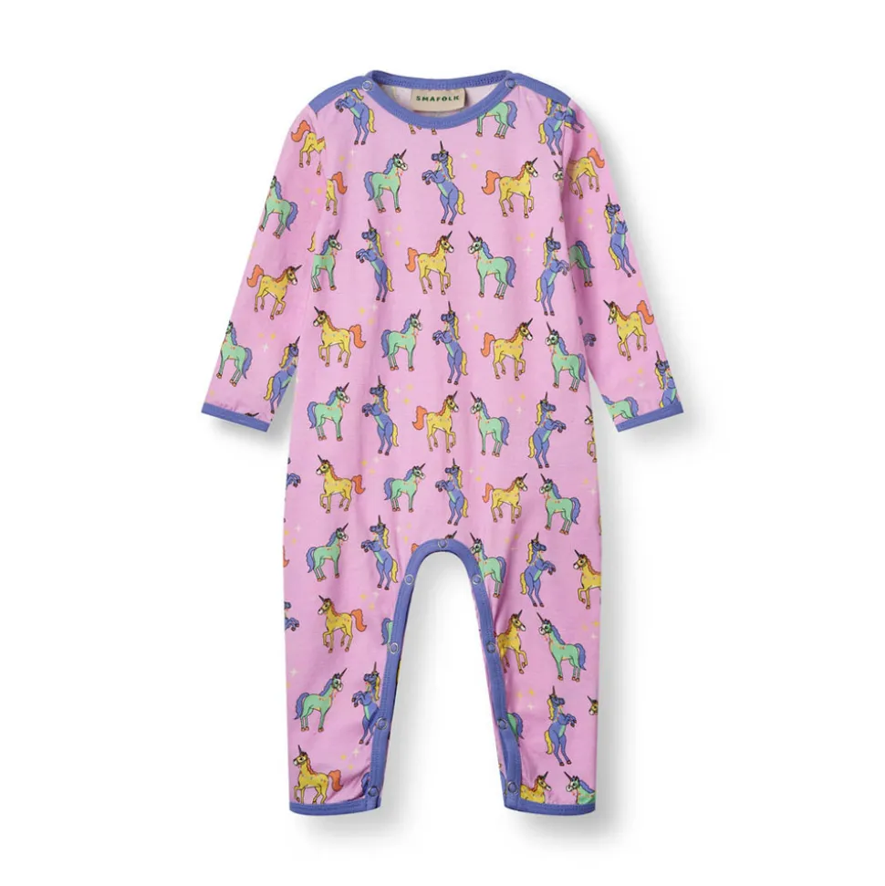 Langærmet heldragt med enhjørninger - 539