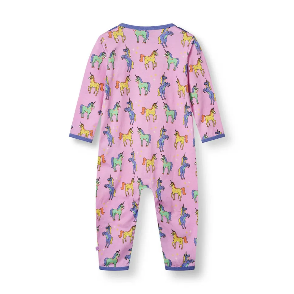 Langærmet heldragt med enhjørninger - 539