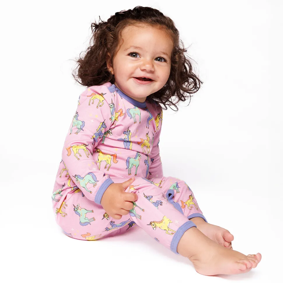 Langærmet heldragt med enhjørninger - 539