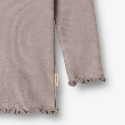 Langærmet T-Shirt Rib Lace - 9531