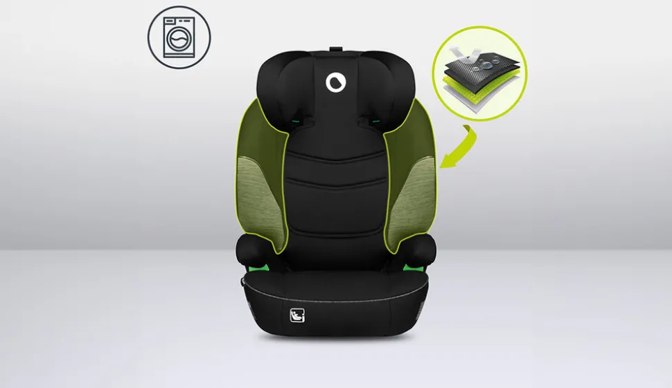 Lars i-size - black grey