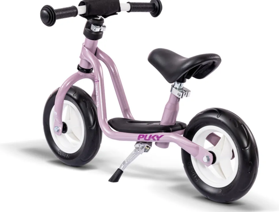 Løbecykel - LR M perlemorspink - med støttefod