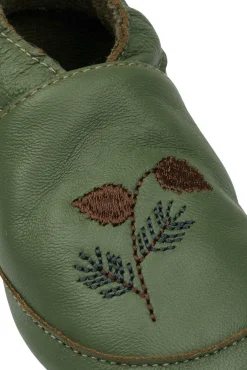 Læder Slipper - 3D - Thyme