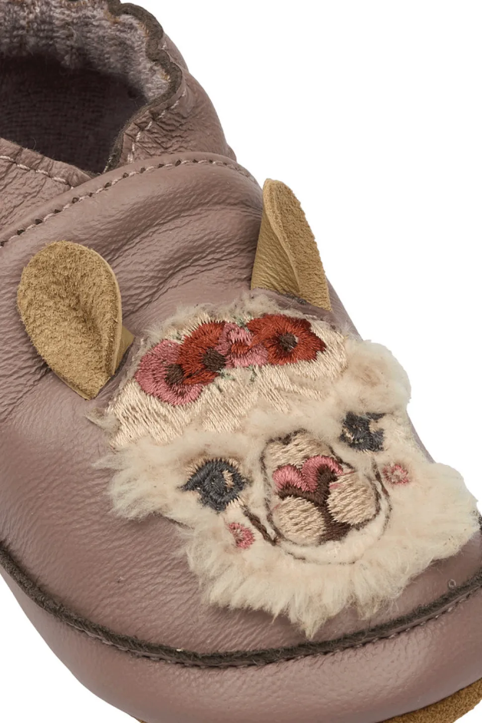 Læder Slipper - 3D - Twilight mauve