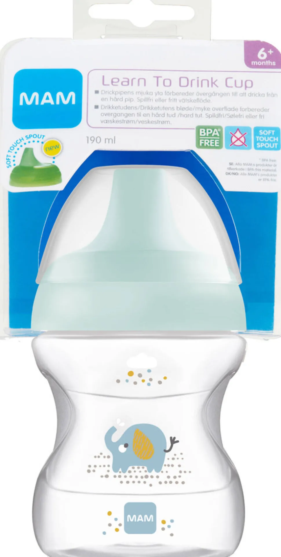 Learn To Drink Cup 190ml Blue