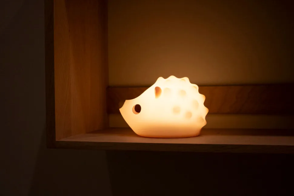 LED natlampe - Pindsvinet Henning