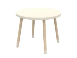 Legebord, Dots, Ø60, Cream