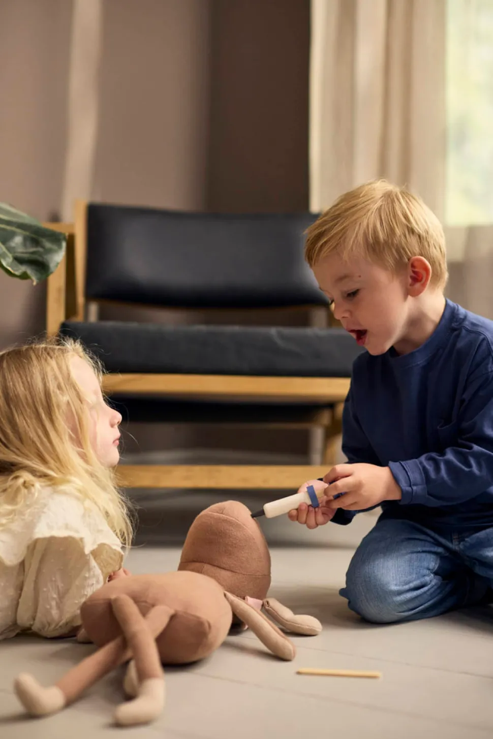 Legekuffert - Doktorsæt i træ