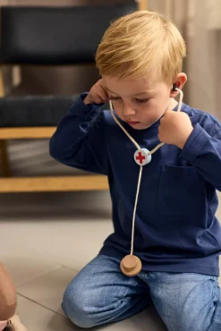 Legekuffert - Doktorsæt i træ