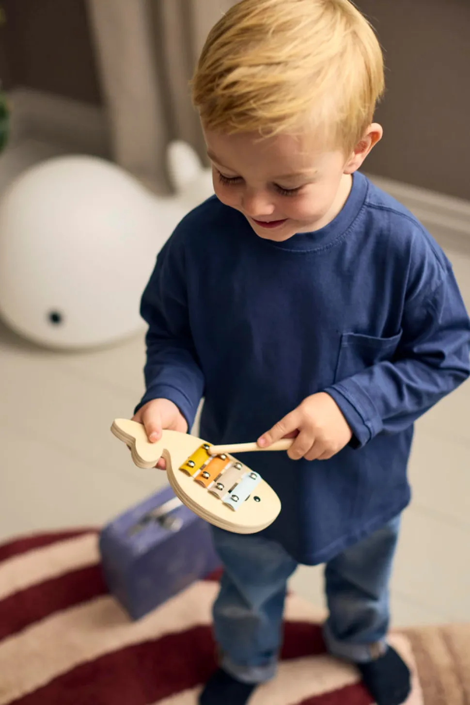 Legekuffert - Mine første instrumenter i træ