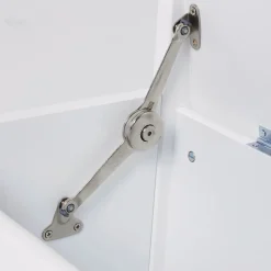 Legetøjskiste på hjul - hvid