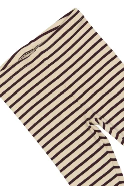 Leggings - Dark Grape/Off White