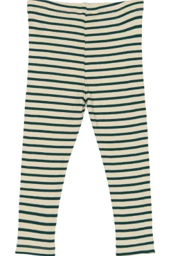 Leggings - Dark Sea/Off White
