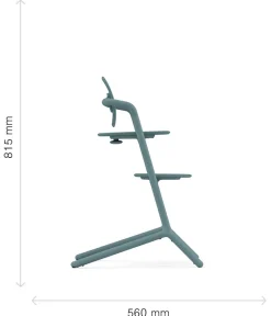 Lemo højstol 3in1 sæt - stone blue