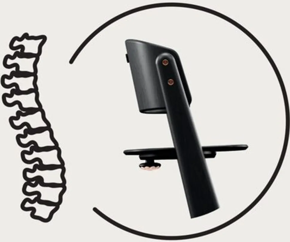 Lemo Platinum højstol 4in1 sæt, sort/rose gold