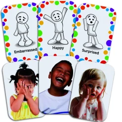 Lær om følelser og kropssprog -figurer