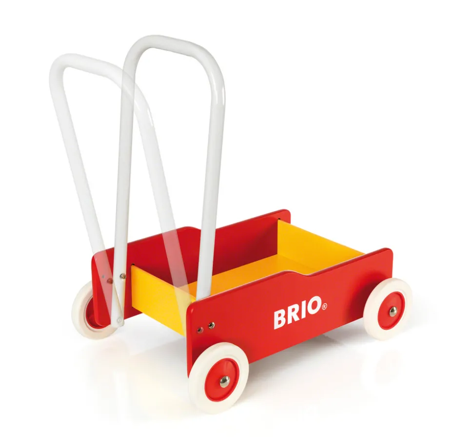 Lære-gå-vogn, rød-gul - FSC®