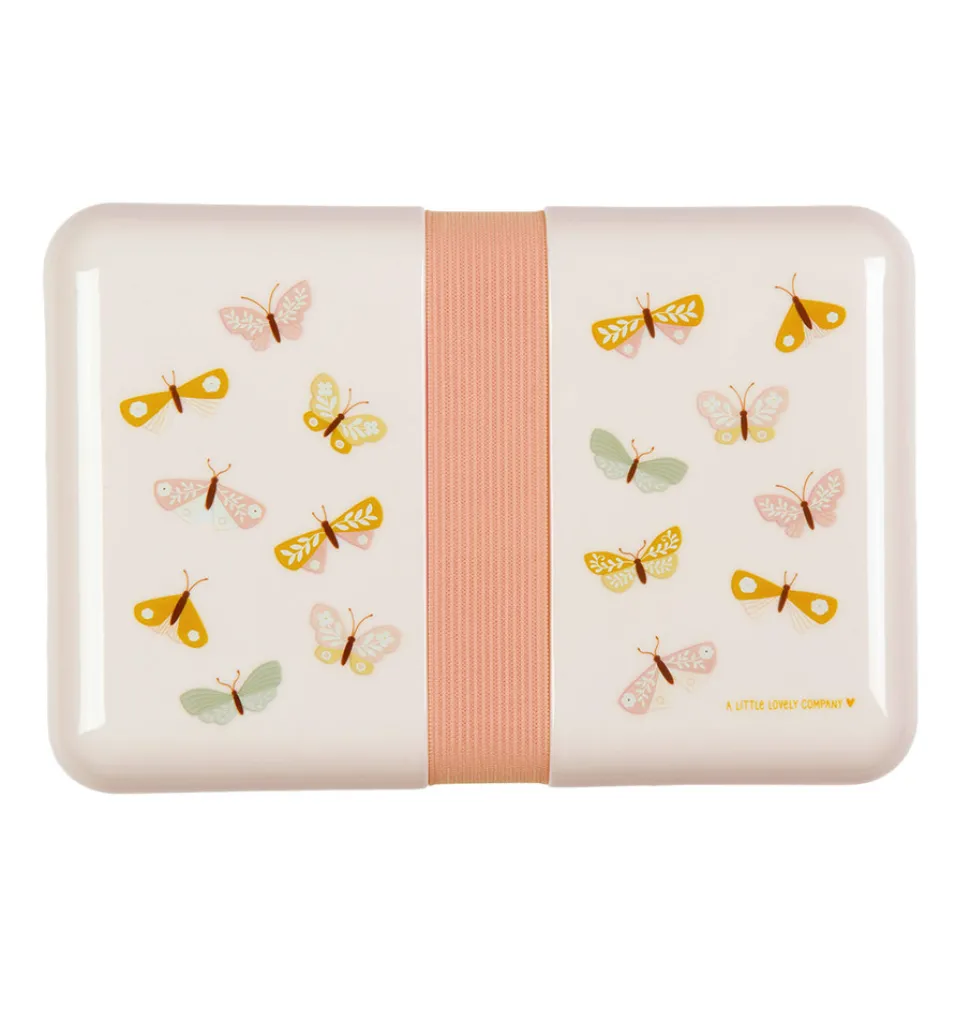 Madkasse med elastik Butterflies