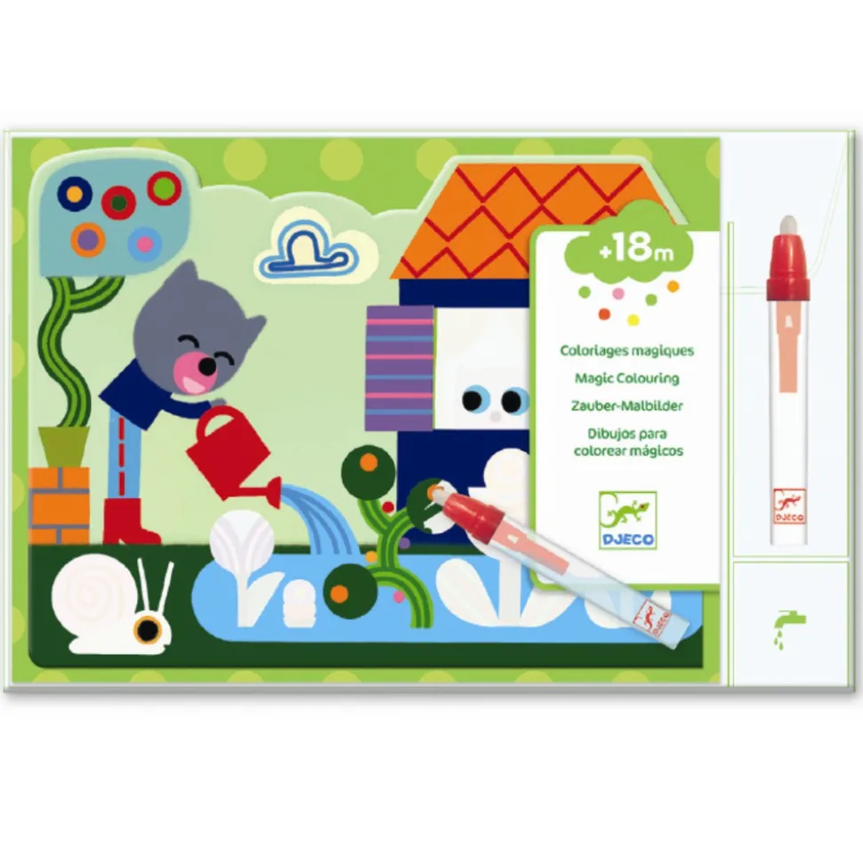 Magisk farvelægning, Gemt i haven