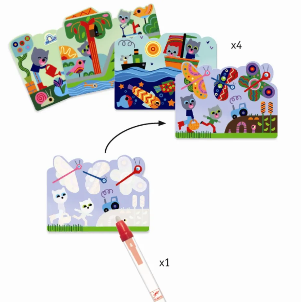 Magisk farvelægning, Gemt i haven