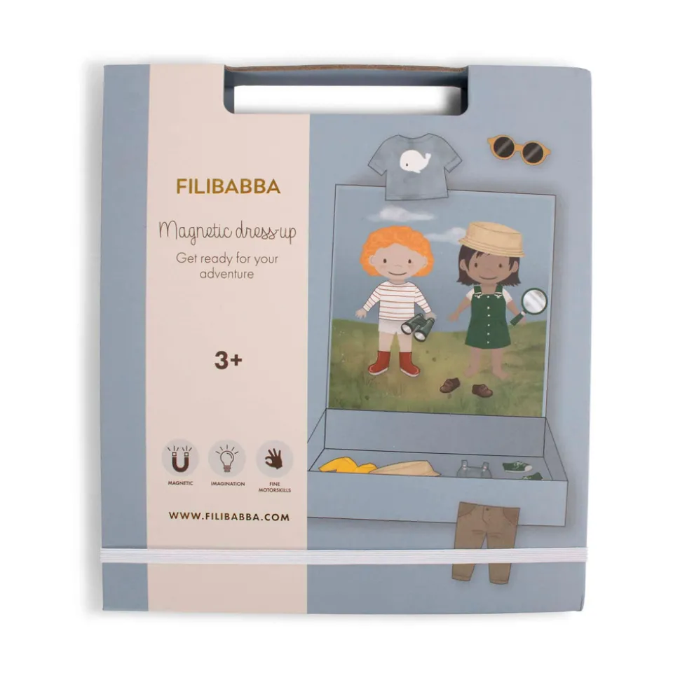Magnetisk påklædningsdukke - Klar til dit eventyr