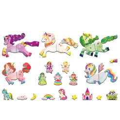 Magnetisk rejsesæt - Enhjørning