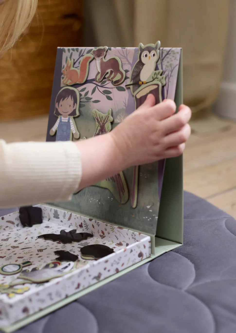 Magnetisk spil - I skoven