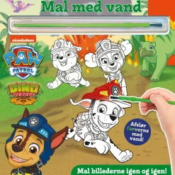 Mal med vand – Paw Patrol dinoer