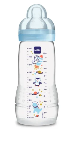MAM Easy Active Baby Bottle 330ml - Blå