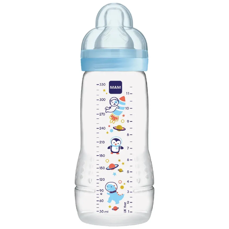 MAM Easy Active Baby Bottle 330ml BLUE