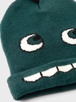 Mateo strikket beanie - SEA MOSS