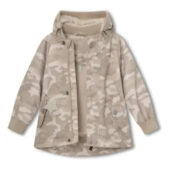 MATWIAMI fleeceforet printet forårsjakke - 0158