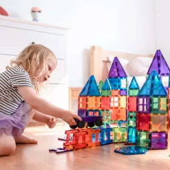 Mega Pack - magnetsæt 212 dele - rainbow