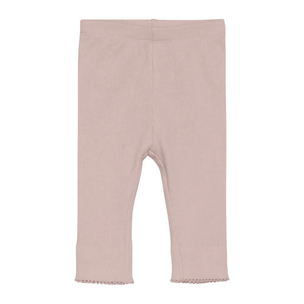 Melange Rib Leggings - 5016