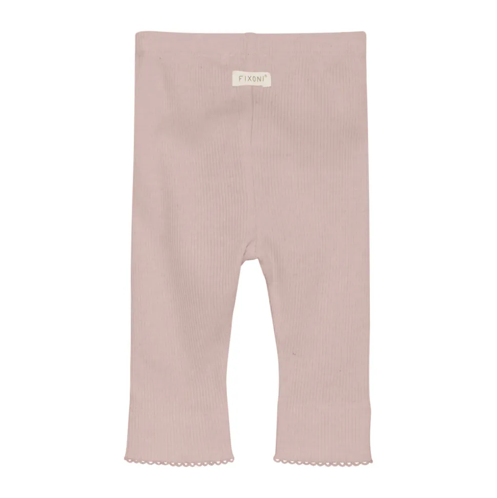 Melange Rib Leggings - 5016