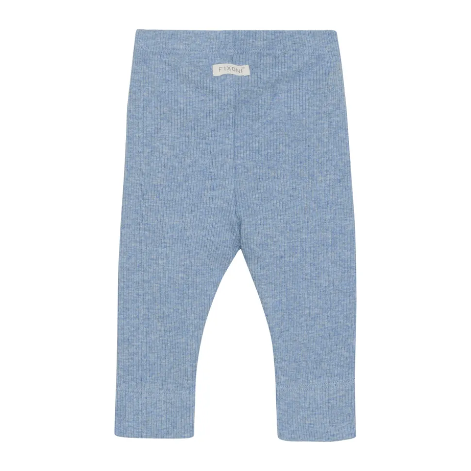 Melange Rib Leggings - 7639