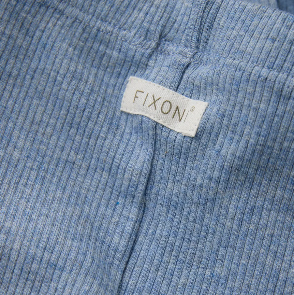 Melange Rib Leggings - 7639