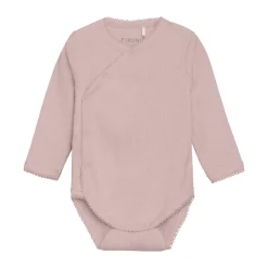 Melange Rib Wrap Body Langærmet - 5016