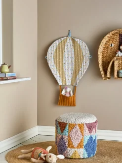 Miaki Puf, Grå, Bomuld