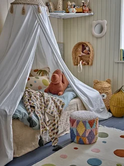 Miaki Puf, Grå, Bomuld