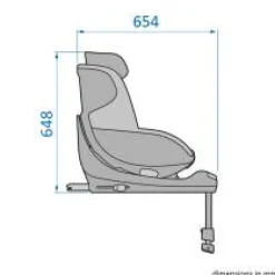 Mica Pro Eco i-Size inkl. babyindsats - authentic black