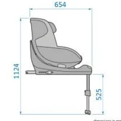 Mica Pro Eco i-Size inkl. babyindsats - authentic black